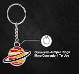YHYZ Keychain Ring Set 60 Sets Splits Key Ring Hoops 25mm Chain Jumper Rings view 4