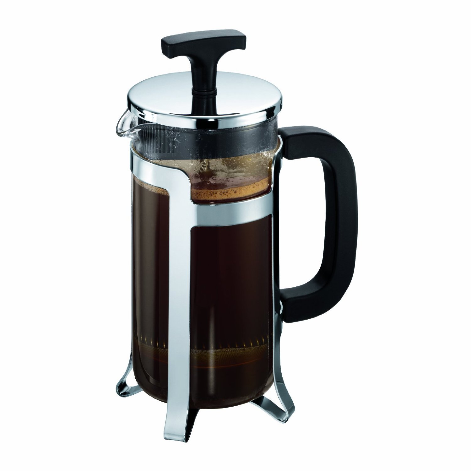BODUM Jesper 3 Cup French Press Coffee Maker, Shiny, 0.35 l, 12 oz