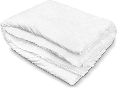 Amazon Com Polyfill Toddler Comforter For Crib Bed Lightweight And Breathable Baby Quilt Blanket 36x51 White Kitchen Dining