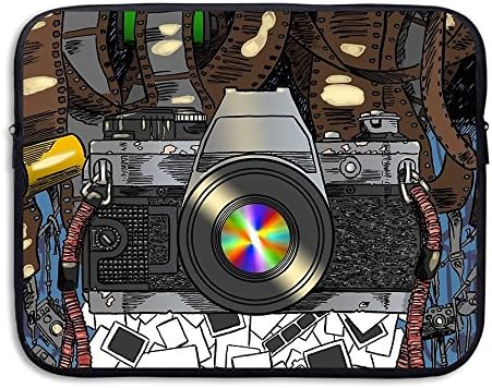 FPDragon Camera Painting Printed LAPTOP SLEEVE Two-sided Computer Bags Laptop Sleeve 13/15 Inch Notebook Bag