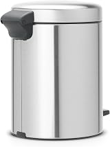 Brabantia newIcon Pedal Bin 5 L Matt Steel Fingerprint Proof view 4