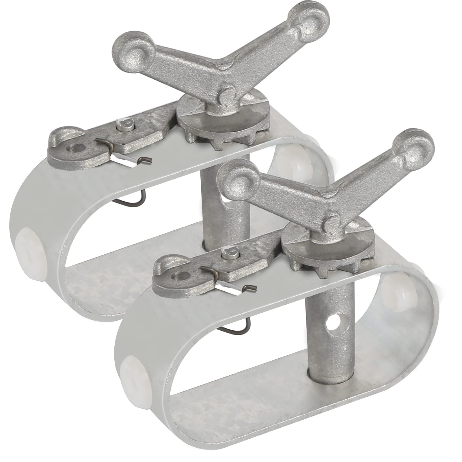 Turnbuckle for Rope Pool Cover, Pack of 2 Turnbuckle Rope Aluminium Alloy Rope Tensioner, Tensioner Wire Rope for Winter Pool Tarpaulin Attachment Pool Cover Winter Accessories