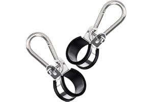 YiaChuii Hanger Bracket Assembly 2 Pack, Stainless Steel Airpower Line Clamp for 3-in-One Wrap Air Hose Lines for Tractor Trailer Semi Truck