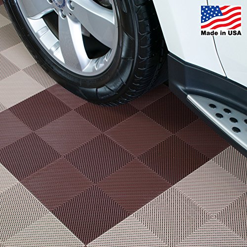 Brown Block Tile B2US5230 Multi-Purpose Drain Tiles Perforated Pattern