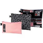LOQI AIRPORT Icons Zip Pockets, Travel Pouches