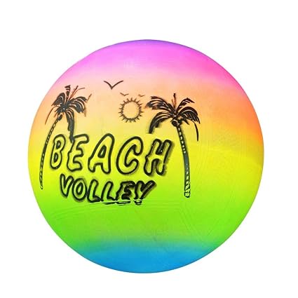 SUPEWOLD Arcoiris Playa Voleibol Bola, PVC Material, Hinchable ...