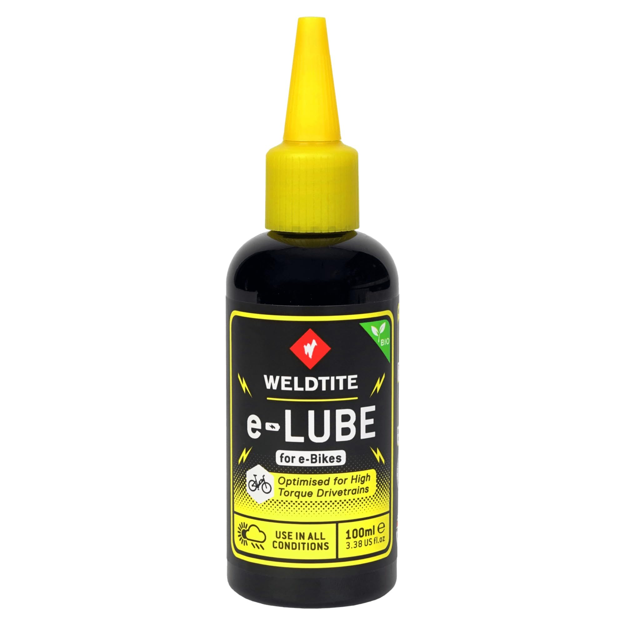 WELDTITE E-Lube for e-Bikes - Optimised for High Torque Drivetrains, 100 ml
