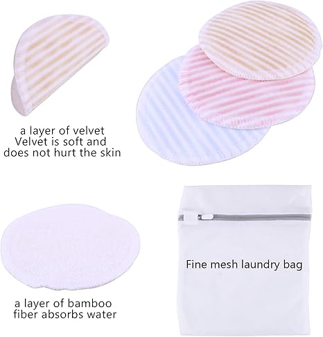 Arfbear Washable Remover Pads 16 Stuks Bamboe Remover Pads Biologische Wattenpads Met Herbruikbare Waszak Voor Alle Huidtypes Amazon Nl