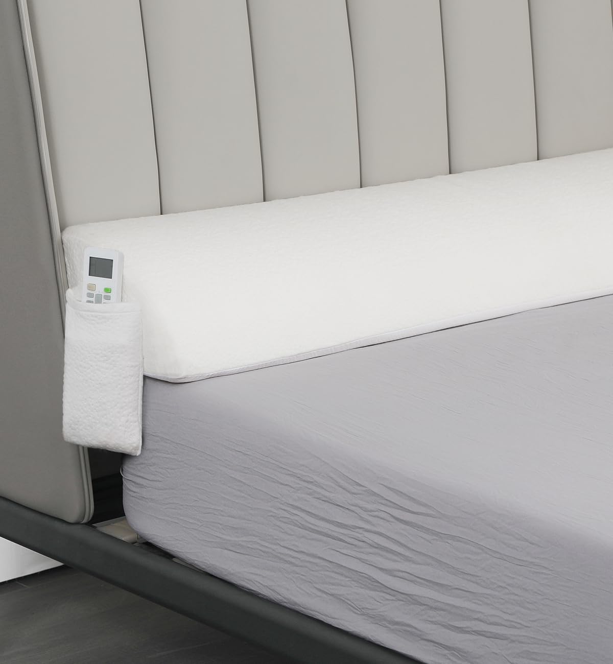 OasisSpace Bed Wedge Pillow for Headboard Gap, King Size (75