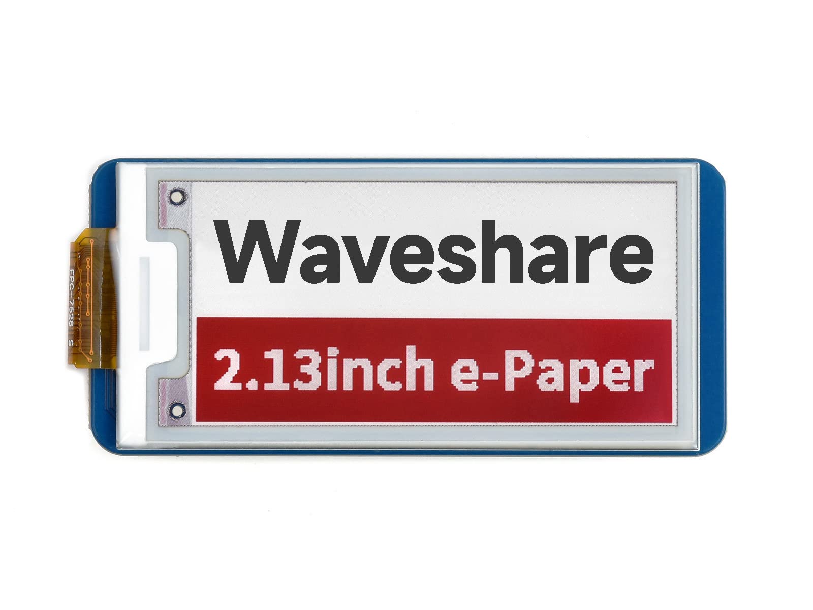 Waveshare 2.13inch E-Paper E-Ink Display Module (B) for Raspberry Pi Pico 212×104 Pixels Red/Black and White with SPI Interface Support Full Refresh