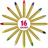ACWOO 16 Colors Face Paint Crayons Kit Non-Toxic Safe for Kids view 2