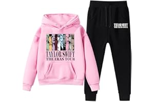 BAKYAR Kids Sweatshirt Set Girls,Taylor Hooded Sports Tracksuit Two-piece Outfits Youth Hoodie Sweatshirt For Boys