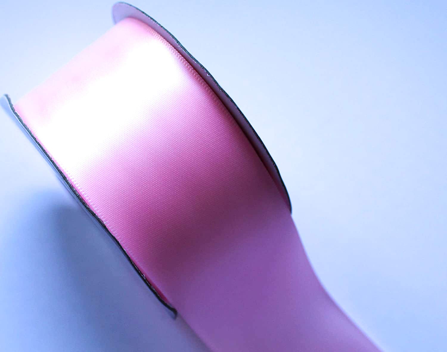 Satin Ribbon, 25 m x 50 mm Pink