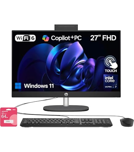 Amazon.com: HP Pavilion 27 All-in-One Desktop 4TB SSD 64GB RAM Win