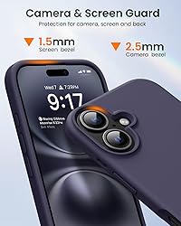 OuXul Designed for iPhone 16 Case,Shockproof Liquid