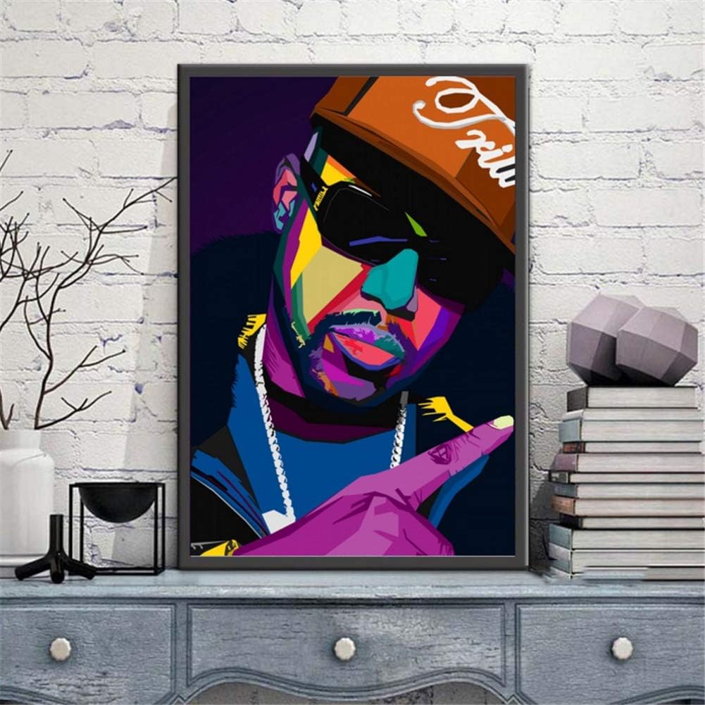 Amazon Com Zzxywh Pimp C Pop Art Hiphop Rapper Music Singer Poster Print Wall Art Canvas Painting Home Decor Canvas Print 60x90cm No Frame Posters Prints