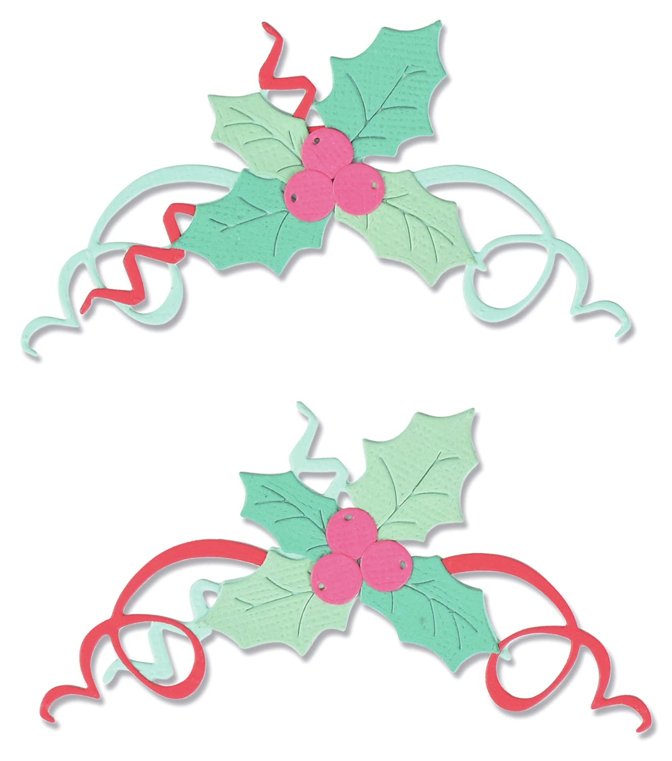 Sizzix Christmas Thinlits Die Set Boughs of Holly