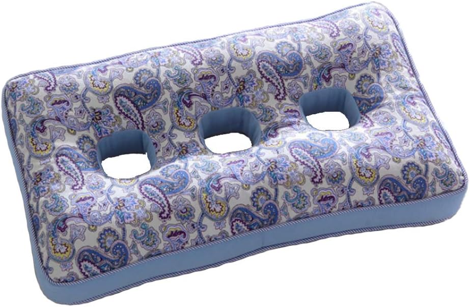 Jiaxiang Healthy Pillow with Three Ear Hole Filled with Millet/Buckwheat Hulls (Pattern-4)