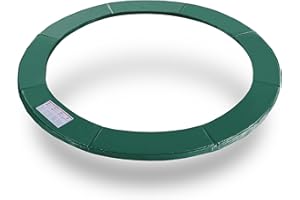 ExacMe Trampoline Pad Replacement 16 15 14 13 12 10 8 Foot, Waterproof Safety Spring Cover Round Frame Pad, No Hole for Pole