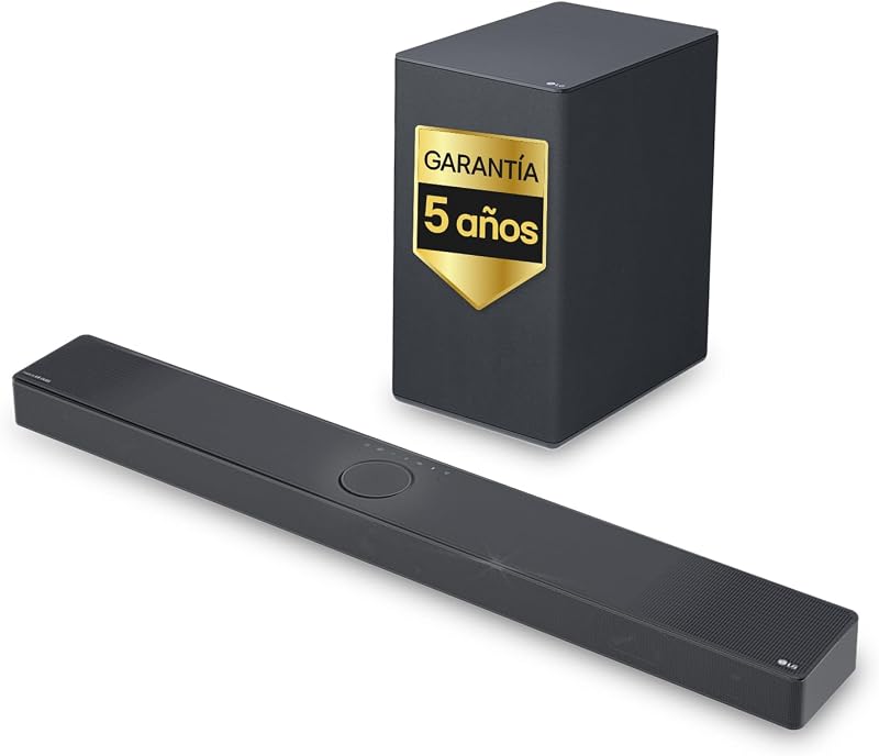 SC9S - Soundbar Bluetooth 5.0, 3.1.3 Canais, 400 W, Subwoofer sem fios, Dolby Atmos, DTS:X, IMAX Enhanced, Áudio Hi-Res 24bit/96kHz, cor cinzento escuro
