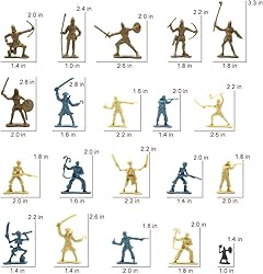 Mostop Medieval Castle Knight Toy Soldier Figures