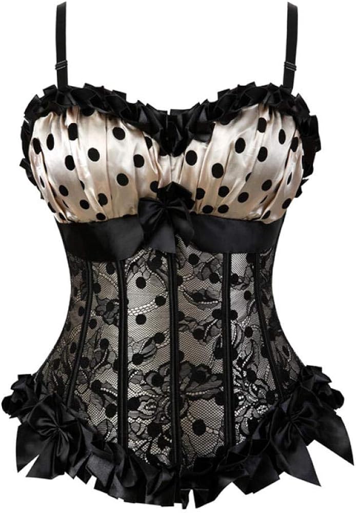 ZWYM corset bustier avec fermeture éclair épaule gorset plus la taille