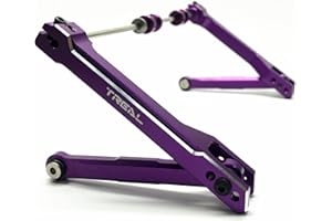 Treal Aluminum 7075 Rear Torsional Sway Bar Set for RBX10 Ryft (Purple)