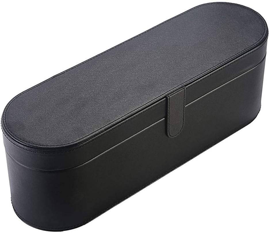 Hair dryer storage box, Blacgic portable PU hair dryer organizer, hair dryer case, for Dyson Airwrap Styler hair dryer accessories