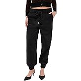 LE BOP Women's Remy Faux Suede Joggers