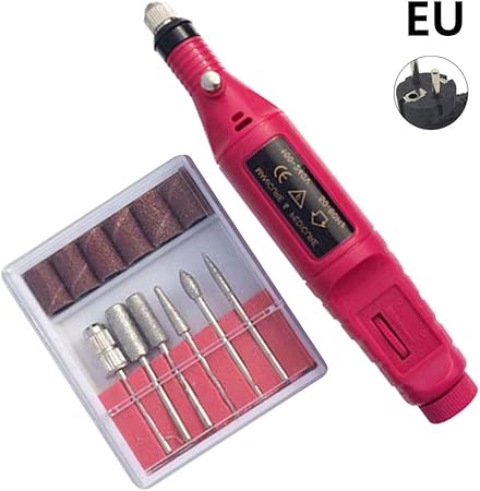 Noyokere Manucure éléctrique Ponceuseensemble Lime à Ongles