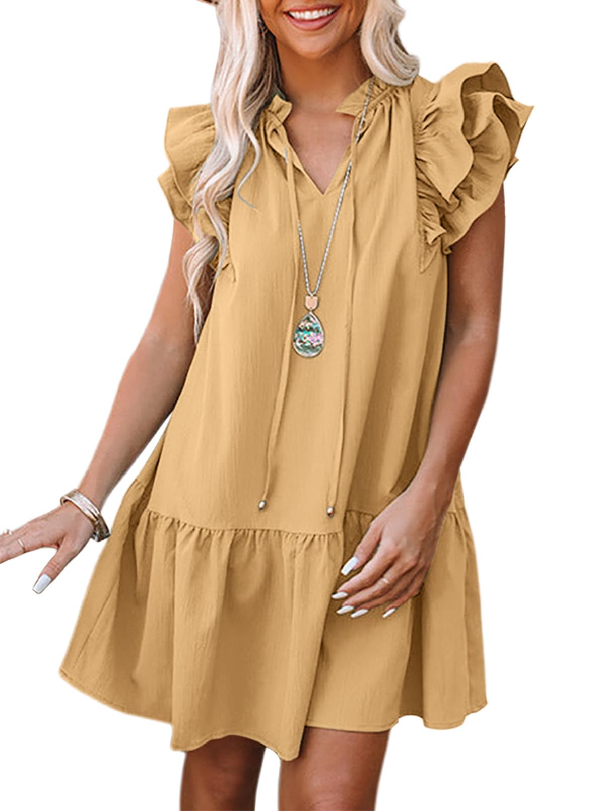 Dokotoo Cute Summer Dresses for Women Spring Sexy