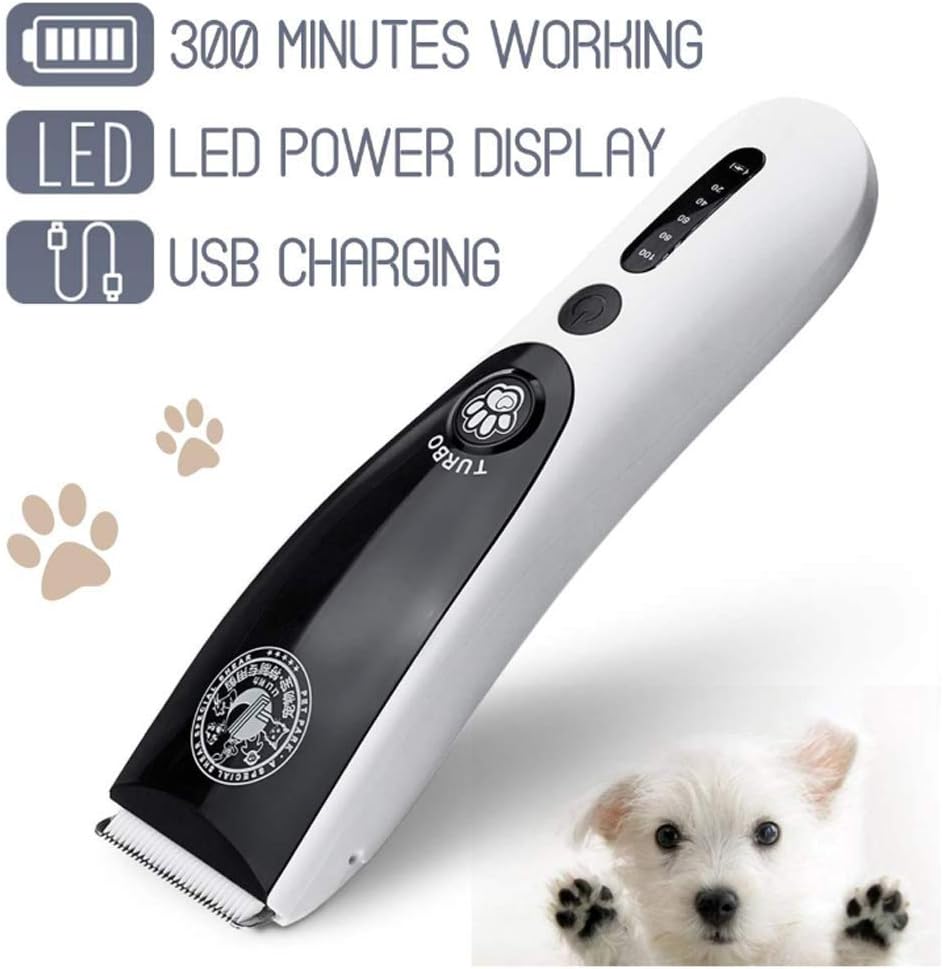 waitousanqi Electric Pet Clippers LED Display Dog Clippers