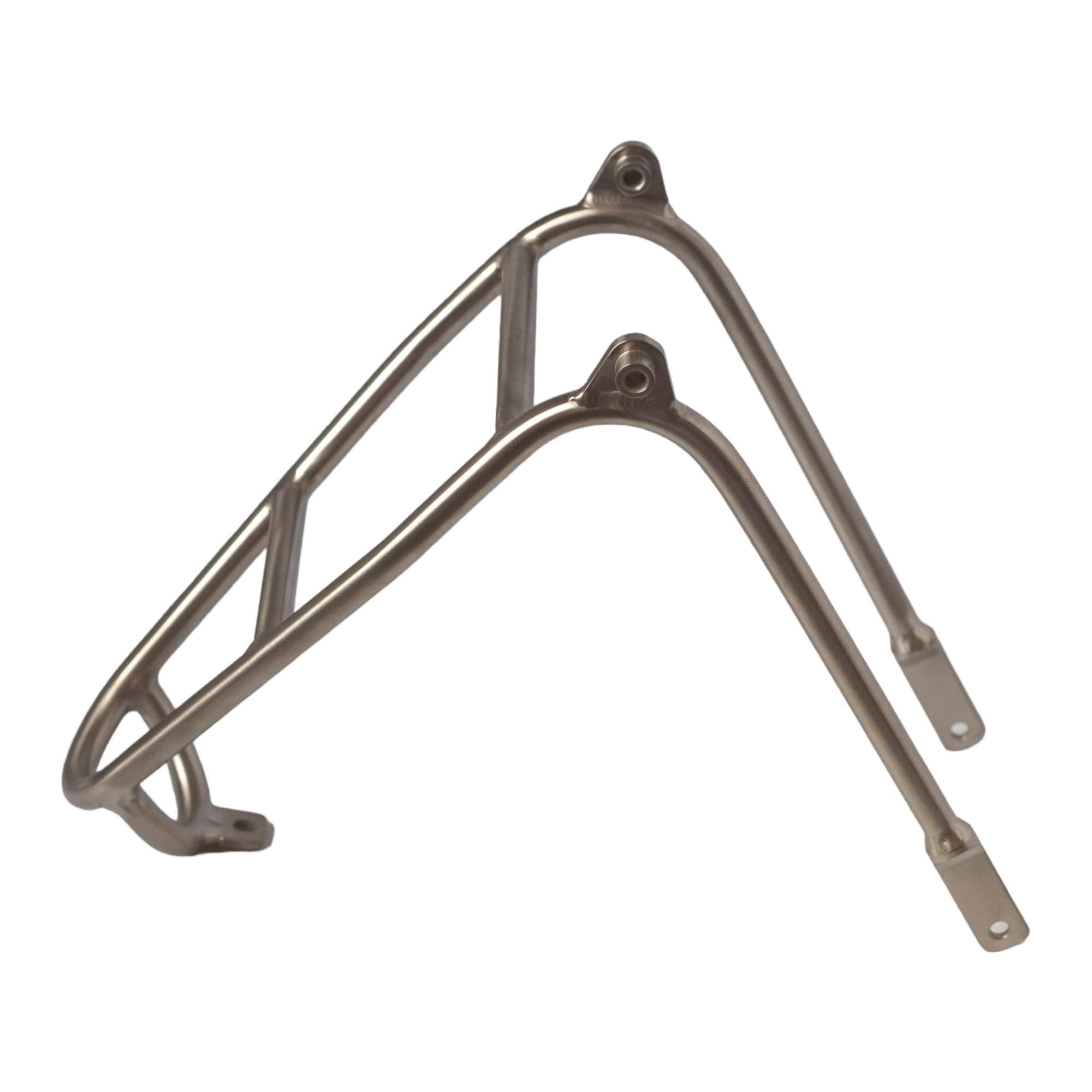 Titanium Mini Rack for Brompton Silver