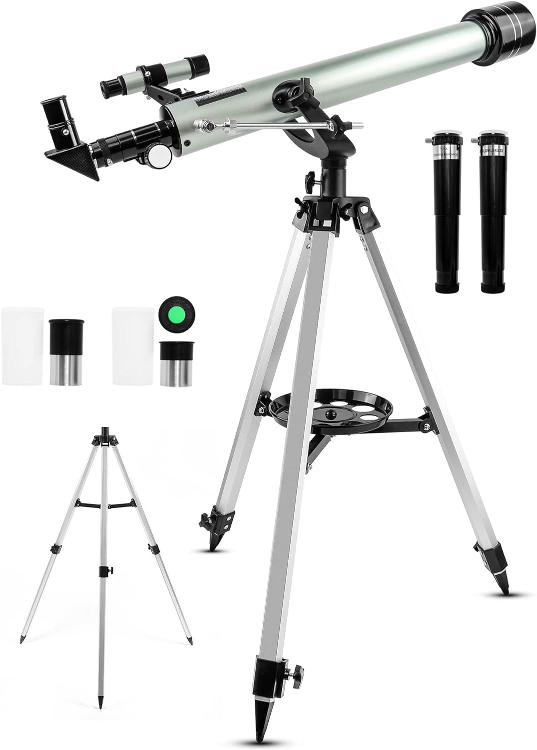 Uong Refractor Telescope, Professional 525X Space Astronomic Telescope Kids Monocular Telescopes, Educational Toys for Astronomy Beginners Children