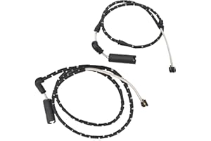 PXASU Front and Rear Brake Pads Sensor Kit for BMW X3 E83 2004 2005 2006 2007 2008 2009 2010 Wheel Brake Pad Wear Sensor Replacement, Set of 2,34353411756 + 34353411757