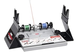 CRB CUSTOM ROD BUILDER CRB Advanced Hand Wrapper System – 2 Spool Thread Tensioner & Rod Stand for Rod Building