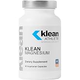 Klean Athlete Klean Magnesium, 90 Vegetarian Capsules | Supports Energy Production, Muscle Contraction, and Recovery Time Between Workouts*, NSF Certified for Sport