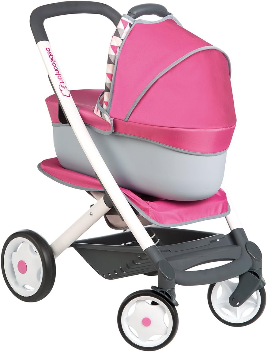 Poussette Jouet Réaliste Pour Enfant - Poussette Pliable Avec Tissu Doux - Jeu De Rôle Pour Fille Et Garçon - Cadeau Créatif