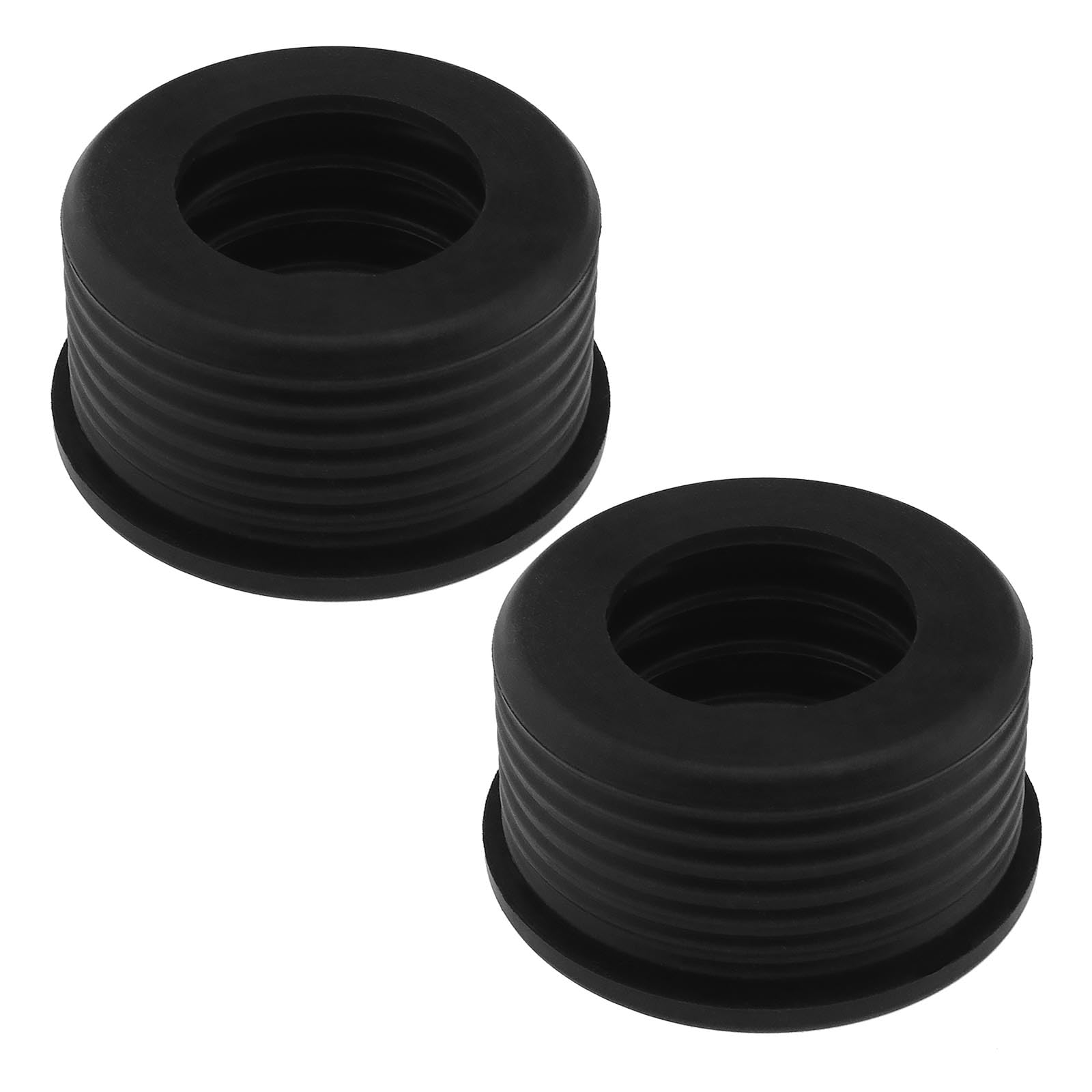 VGOL 2pcs Siphon Drain Pipe Rubber Sleeve Drain Pipe with Outer Diameter 50mm Inner Diameter 32mm Rubber Sleeve Drain Pipe Connector for Wash Basin Siphon