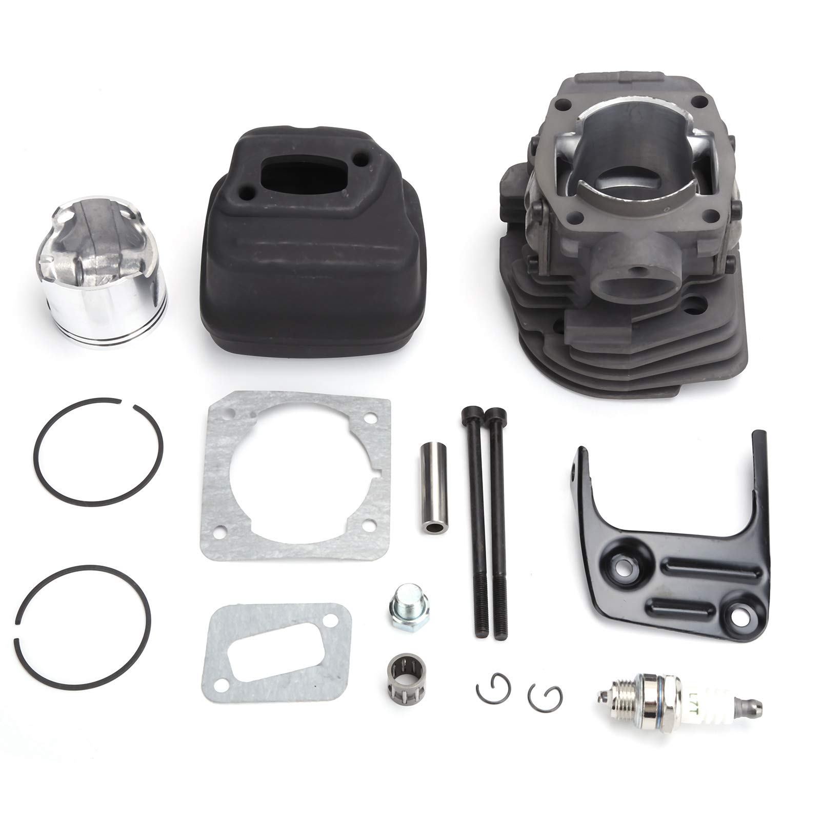 EVTSCAN 45MM Cylinder Piston Muffler Kit Fit for Jonsered CS2150 CS2152