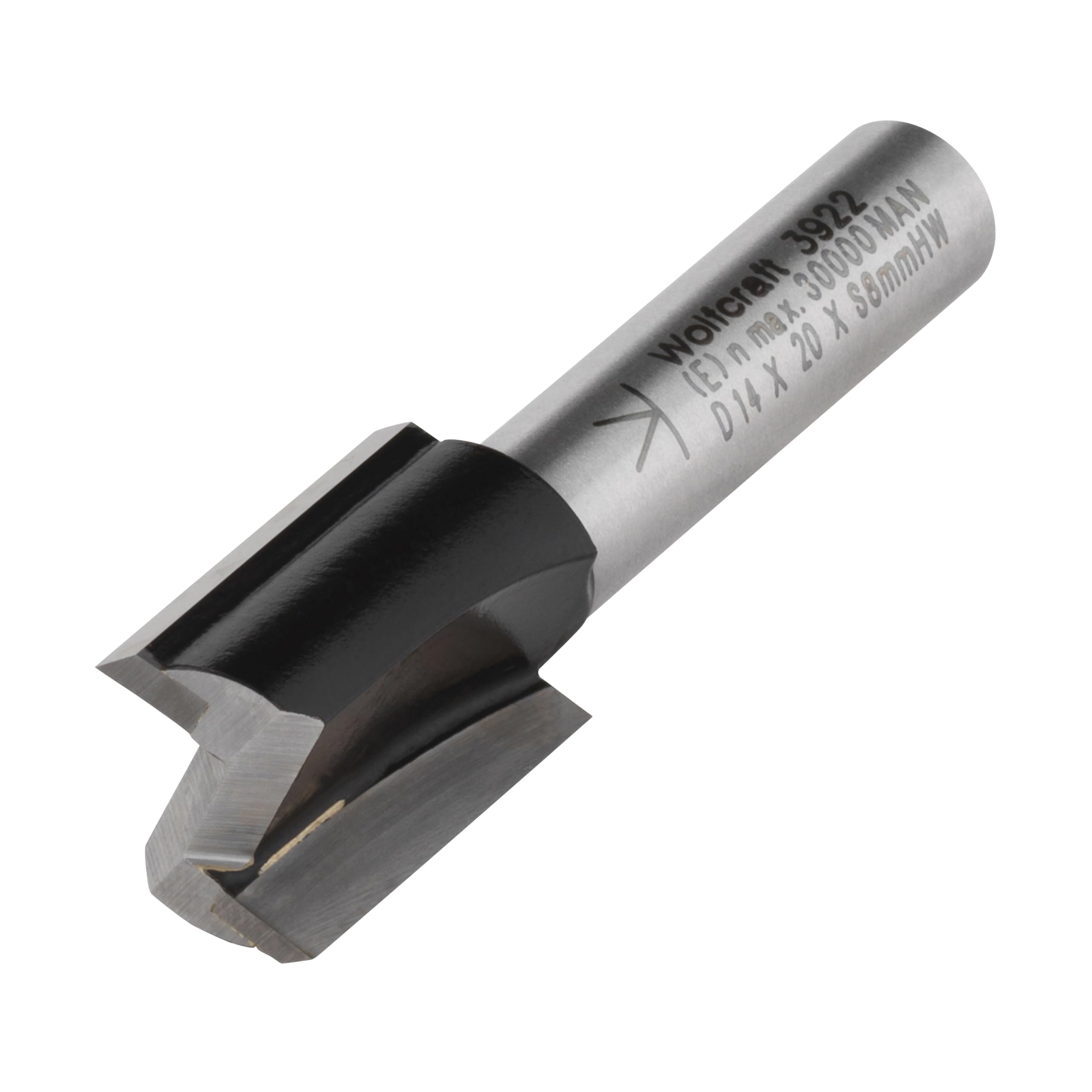 wolfcraft TCT Straight Bit I 3922000 I for Precise milling Work Using The Router and Stationary milling Motor.