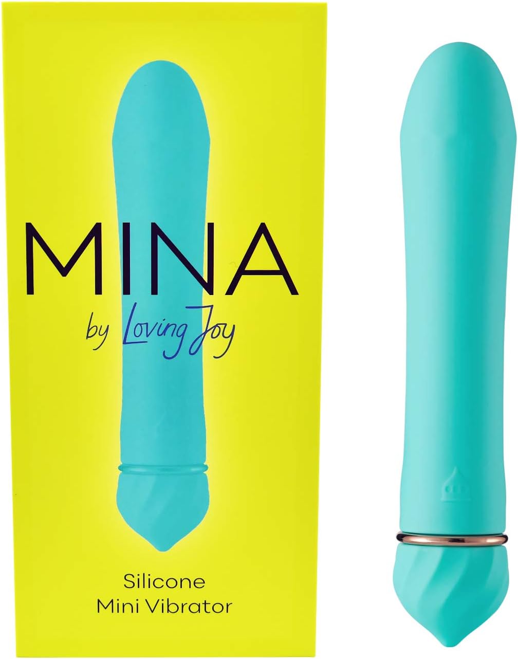 MINA Vibrators Bullet Vibrator - Waterproof Vibrator for Women - Bullet Massager - Sex Toys - Mini Vibrator - Small & Discreet Vibrator Sex Toy, 90 g
