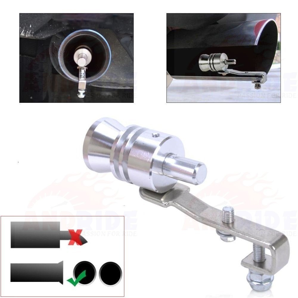 Andride High Quality Turbo Sound Car Silencer Whistle for Universal