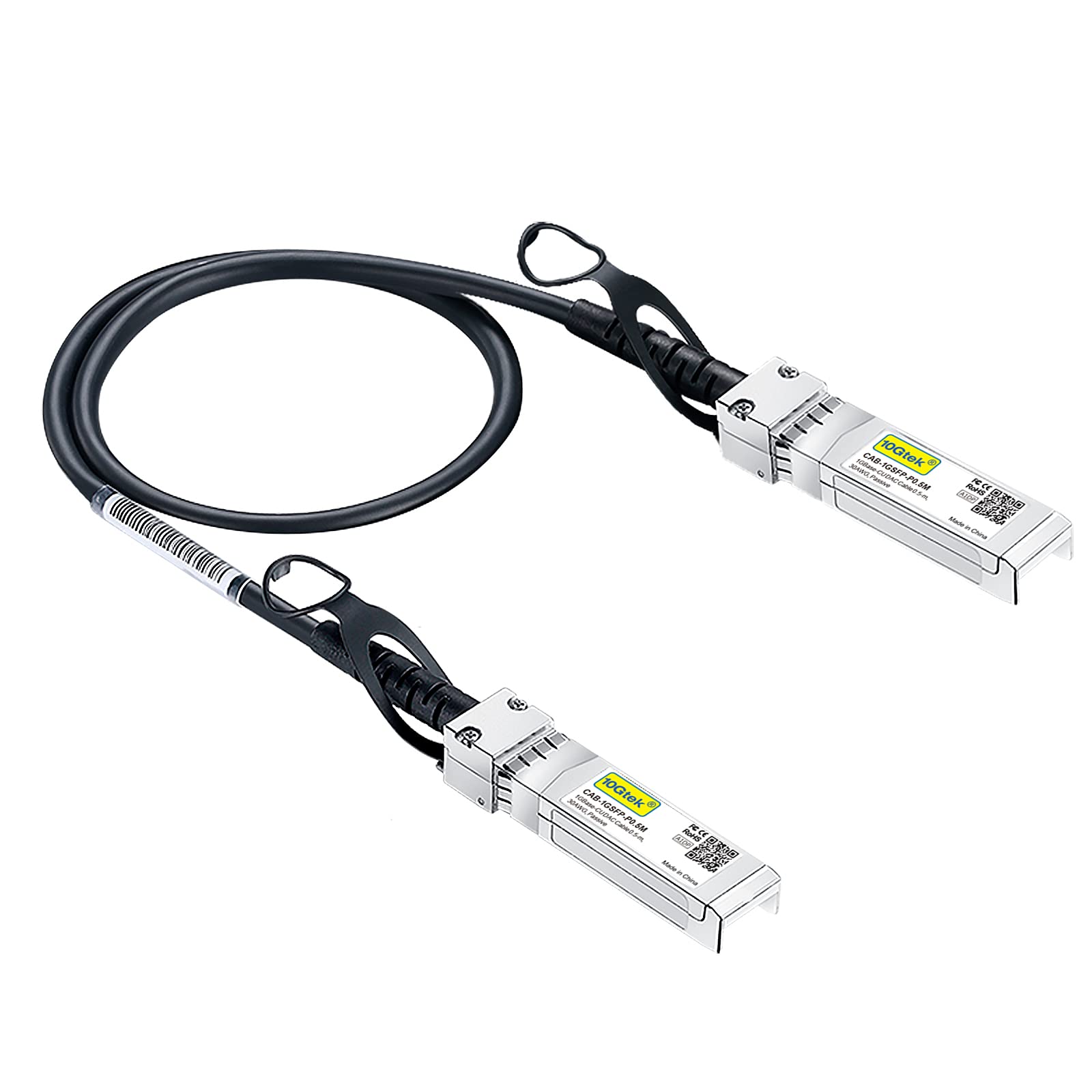 10Gtek 1.25G SFP DAC Twinax Cable - Gigabit Passive