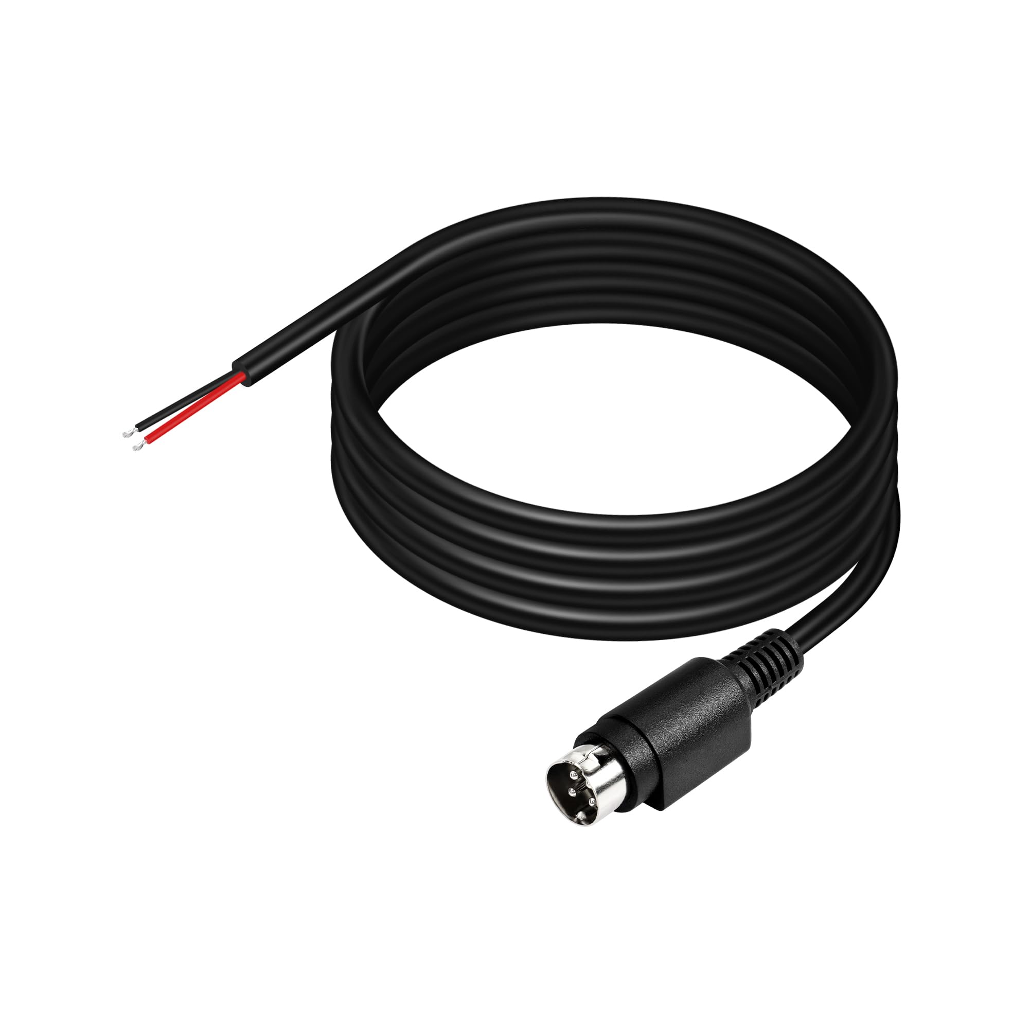 Photo 1 of PNGKNYOCN Replacement 18AWG 4 Pin DIN Male DIY Pigtail Cable for CCTV Camera System Chargers Adapter (4.9 Feet)