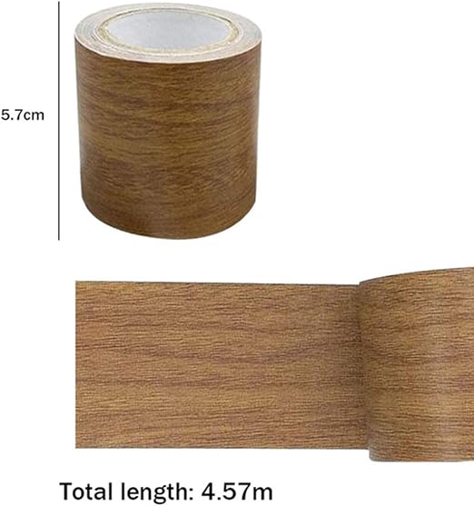 Amazon Tamiaoo 木目調 修理テープ 粘着テープ 防水 強い粘着性 パッチ木質家具 壁紙用 Diy 壁紙 シール クロス 実用 ウォールステッカー オンライン通販
