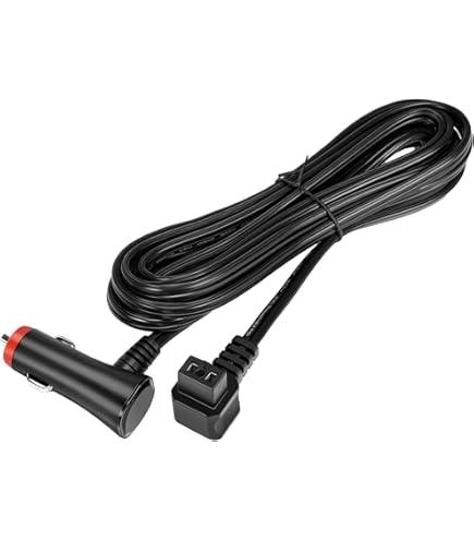 HangTon Power Cable For Automotive Car Refrigerator Cooler Freezer ARB BougeRV Coleman Euhomy Iceco 12V 10A DC 1.5m