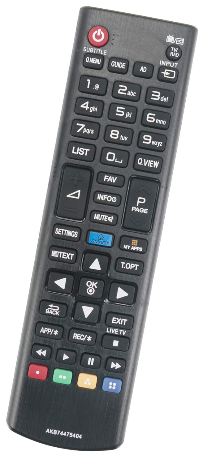 ALLIMITY AKB74475404 Remote Control Replaced for LG LED LCD TV 28LF491U 32LF5800 42LF5800 40UF695V 55UF695V 60UF695V 42LF580V 32LF580V 50LF580V 55LF580V 49UF695V 50LF5800