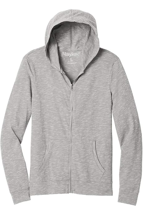 thin zip up hoodie men's