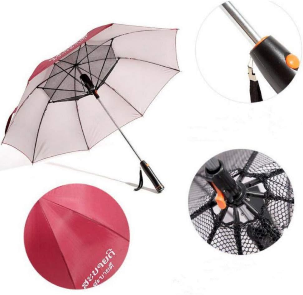 Umbrella with Fan Built in, Dual-use Sun&Rain Fan Umbrella Windproof UV Protection